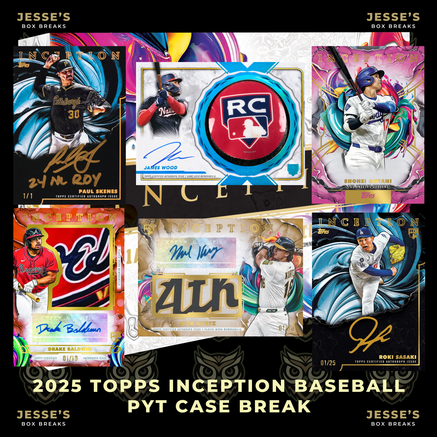 2025 Topps Inception Baseball PYT Case Break - Break #2476